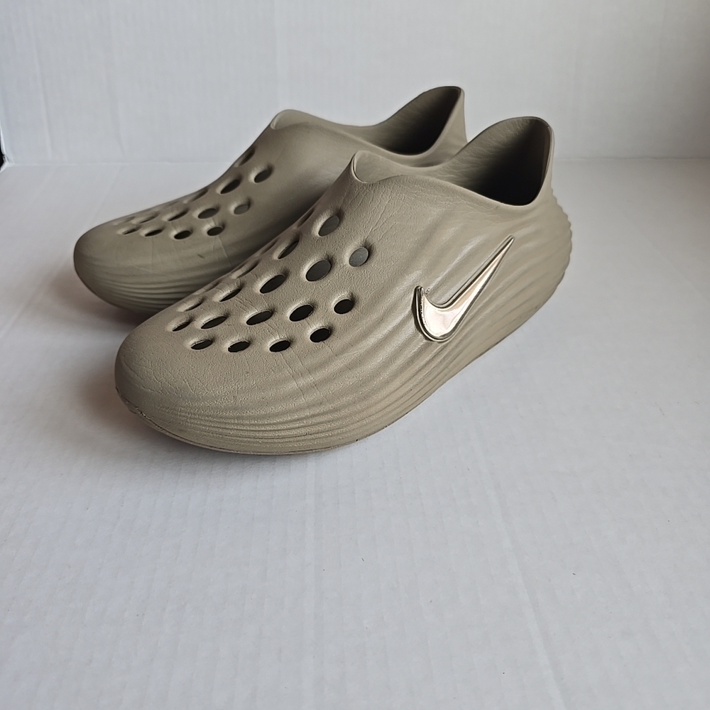 Nike ReactX Rejuven8 Khaki Kids 7Y MENS 7 WOMENS 8 GREAT CONDITION